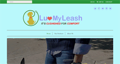 Desktop Screenshot of luvmyleash.com